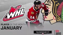Winterhawks’ Jarvis named WHL McSweeney’s Player of the Month