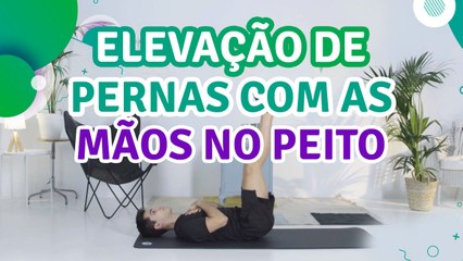 Descargar video: Elevação de pernas com as mãos no peito - Sou Fitness