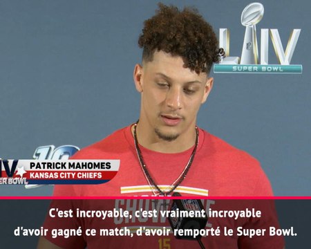 Super Bowl LIV - Mahomes : Disputer à nouveau le Super Bowl