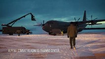 Royal Danish Air Force C 130 Prepares for Michigan takeoff Jan. 21, 2020