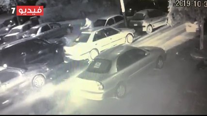 شاهد لحظة إطلاق شاب النار على خطيبته ثم انتحاره لرفضها الرجوع له