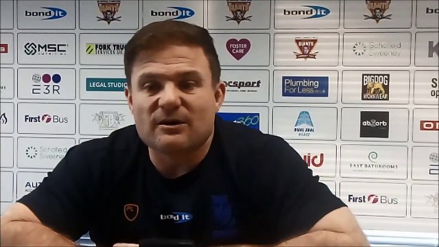 Huddersfield Giants boss Simon Woolford ahead of Leeds Rhinos