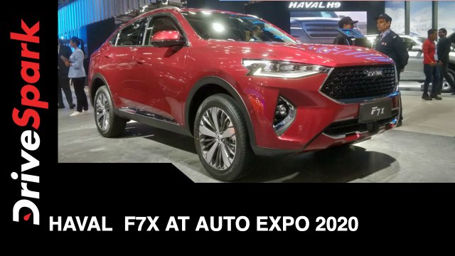 Haval F7x at Auto Expo 2020 | Haval F7x First Look, Features & More