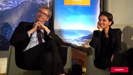 Venue de Najat Vallaud - Belkacem à Grenoble