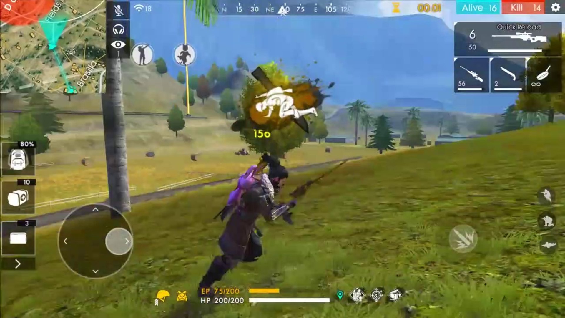 Solo vs Squad 2 AWM Try to make World Record - Garena Free Fire- Total Gaming