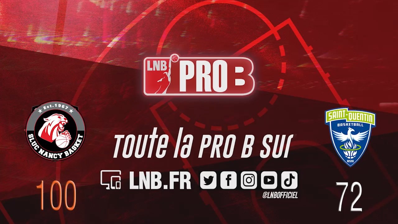 PRO B : Nancy vs Saint-Quentin (J18)