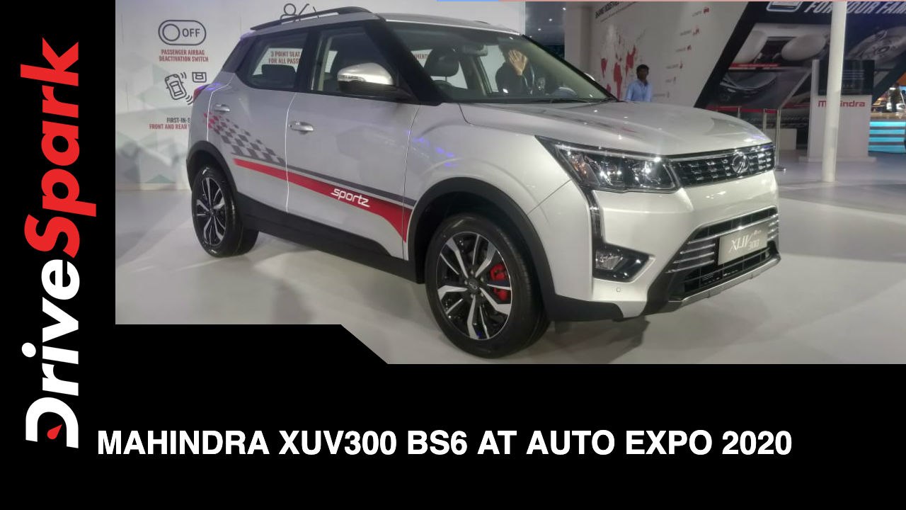 Mahindra XUV300 BS6 at Auto Expo 2020 | Mahindr...