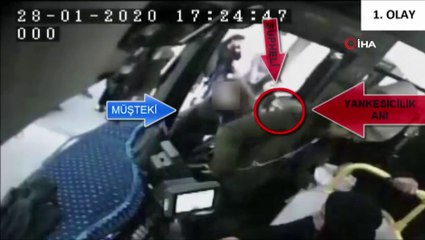 Durak faresi kameralara yakalandı