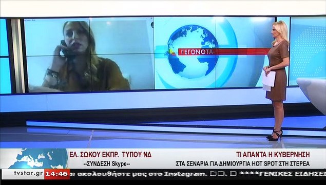 H εκπρόσωπος τύπου Ν.Δ., ΕΛ. ΣΩΚΟΥ στο STAR K.E.