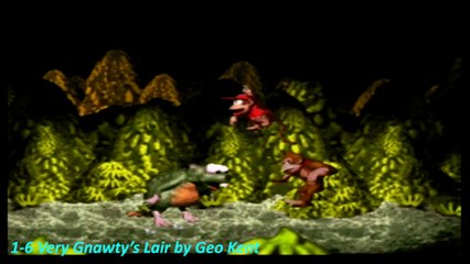 Donkey Kong Country Part 1-6 Very Gnawty's Lair