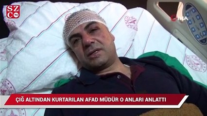 Tải video: Çığ altından kurtarılan AFAD Müdürü o anları anlattı