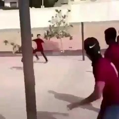 Guy runs into pole