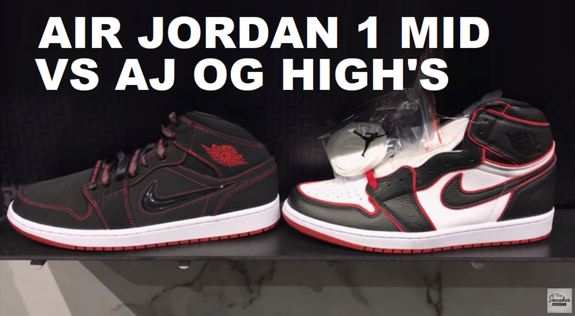 nike jordan 1 mid vs high