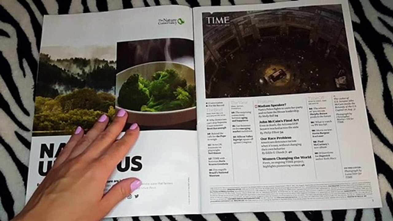 ASMR Close Up Ear to Ear Whispered Magazine Flip of Time