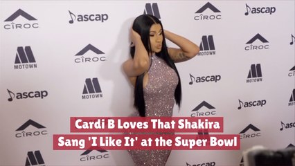 Cardi B Loved Shakira's Super Bowl Show