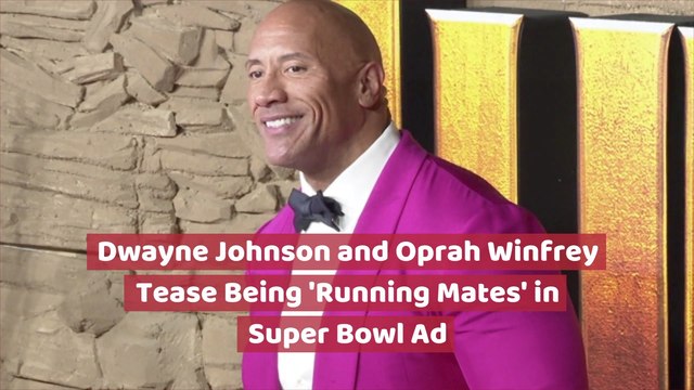 Dwayne Johnson And Oprah Winfrey In A New Super Bowl Ad