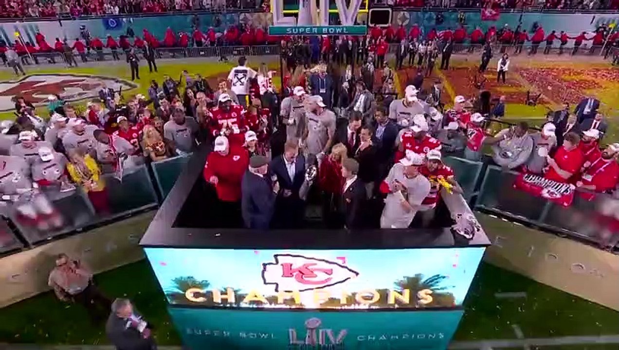 Super Bowl LIV Trophy Presentation