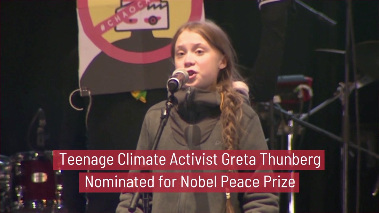 Greta Thunberg Gets A Big 2020 Nomination.
