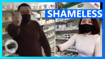 Man gets socked for calling out pharmacy over face mask prices