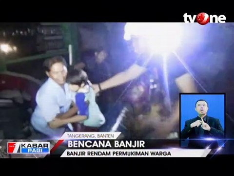 Tanggul Jebol, Ratusan Rumah di Tangerang Terendam 2,5 Meter