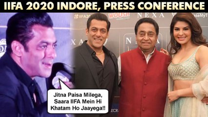 Salman Khan FUNNY MOMENTS With Jacqueline | IIFA Awards 2020 Press Conference Indore Madhya Pradesh