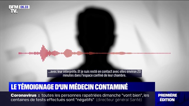 J'ai eu un petit peu de fièvre, une fois à 38, un peu mal à la gorge et à la tête. Un médecin contaminé par le coronavirus témoigne