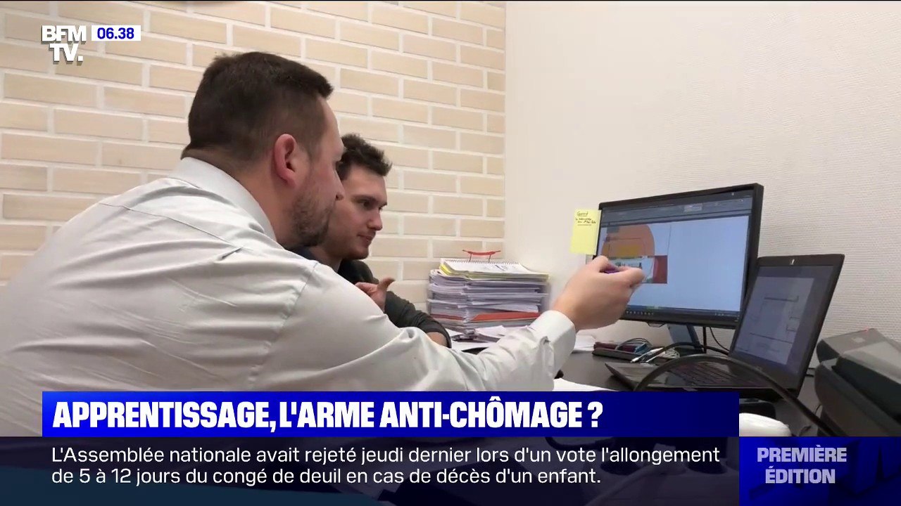 Apprentissage, l'arme anti-chômage ? Dans 8 cas sur 10 l'apprenti est embauché à l'issue de son contrat