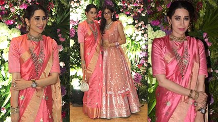 Karishma Kapoor looks beautiful In her brother Armaan Jain's Wedding | FilmiBeat