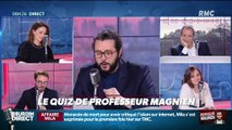 Combien de questions Xavier Bertrand a-t-il posé à Jean-Jacques Bourdin ? ... Relevez le quiz du Professeur Magnien ! - 04/02