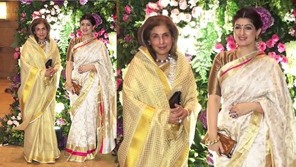 Twinkle Khanna looks stunning In Armaan Jain's Wedding;Watch video | FilmiBeat