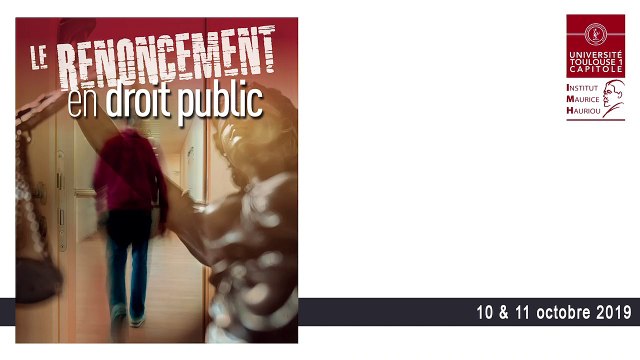 Peut-on parler de renoncement consenti ou imposé ? , Pierre Egea, Professeur à l’Université Toulouse 1 Capitole, @IMH_Le Renoncement en DP _08_P_Egea