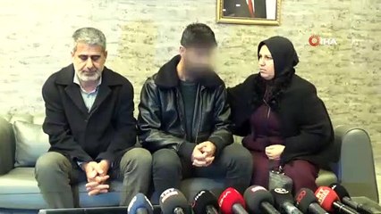 Evlat nöbetindeki ailelerden biri daha evladına kavuştu