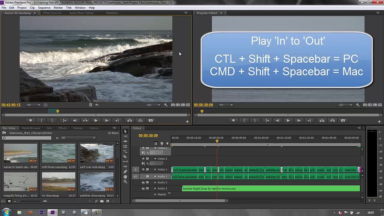 Premiere Pro CS6 12 Sub Clips