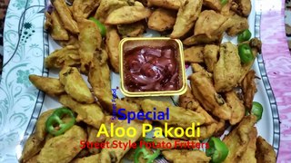 Aloo Pakodi | Street Style Potato Fritters | Street Food Special