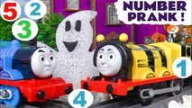 Thomas and Friends Number Prank with Funny Funlings Halloween Spooky Challenge with Ghosts in this Family Friendly Full Episode English Toy Story