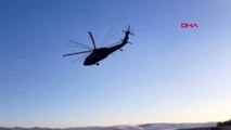 Siirt askeri helikopter, düşük tehlikesi olan hamile kadın için havalandı