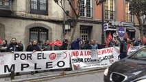 Concentración de trabajadores de Zener frente al Sasec