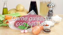 Receta de carne guisada con patatas