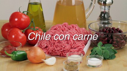 Receta de chile con carne