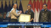 Metro TV dan Media Indonesia Raih Penghargaan dari BNPB