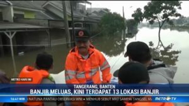 Banjir di Periuk Tangerang Meluas, 13 Titik Terendam Air