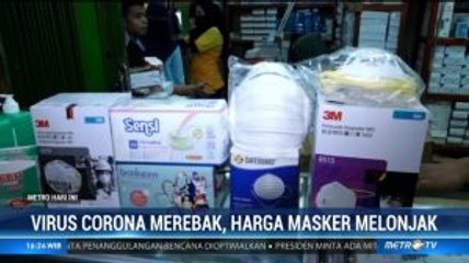 Virus Corona Merebak, Harga Masker Melonjak Tajam