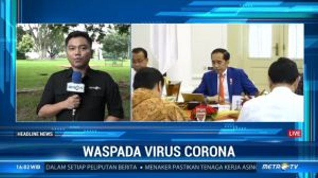 Jokowi Pimpin Ratas Penanganan Virus Corona di Indonesia