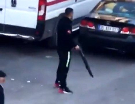 İzmir'in göbeğinde güpegündüz pompalı dehşet