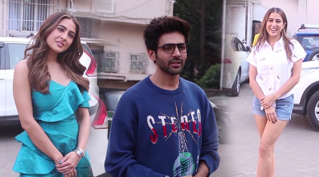 Kartik aryaan Shows Love And respect For Sara Ali Khan | Promoting Love Aaj Kal 2