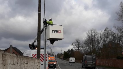 Quevaucamps installation radar tronçon 04.02.2020