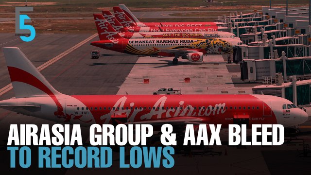 EVENING 5: AirAsia Group, AAX continue to bleed