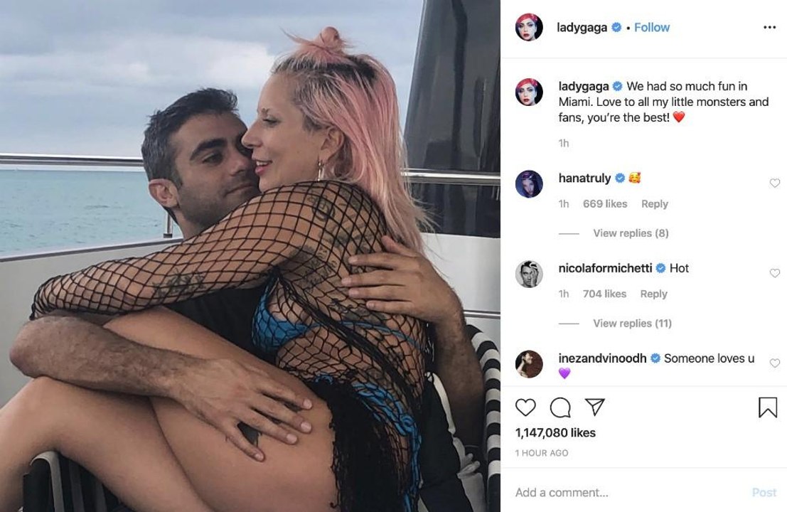 Lady Gaga officialise sa relation avec Michael Polansky sur Instagram