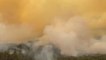 Wildfire rages in the mountains of Australia