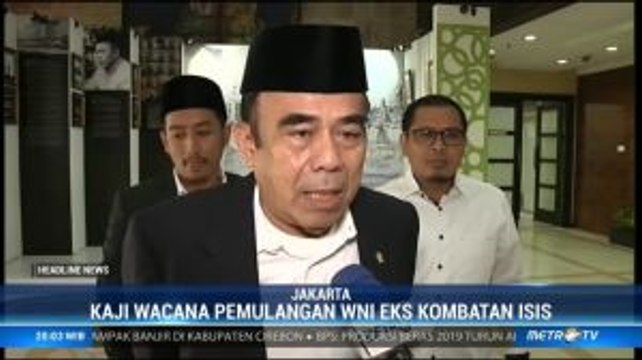 Menag: Pemerintah Masih Kaji Wacana Pemulangan WNI Eks ISIS